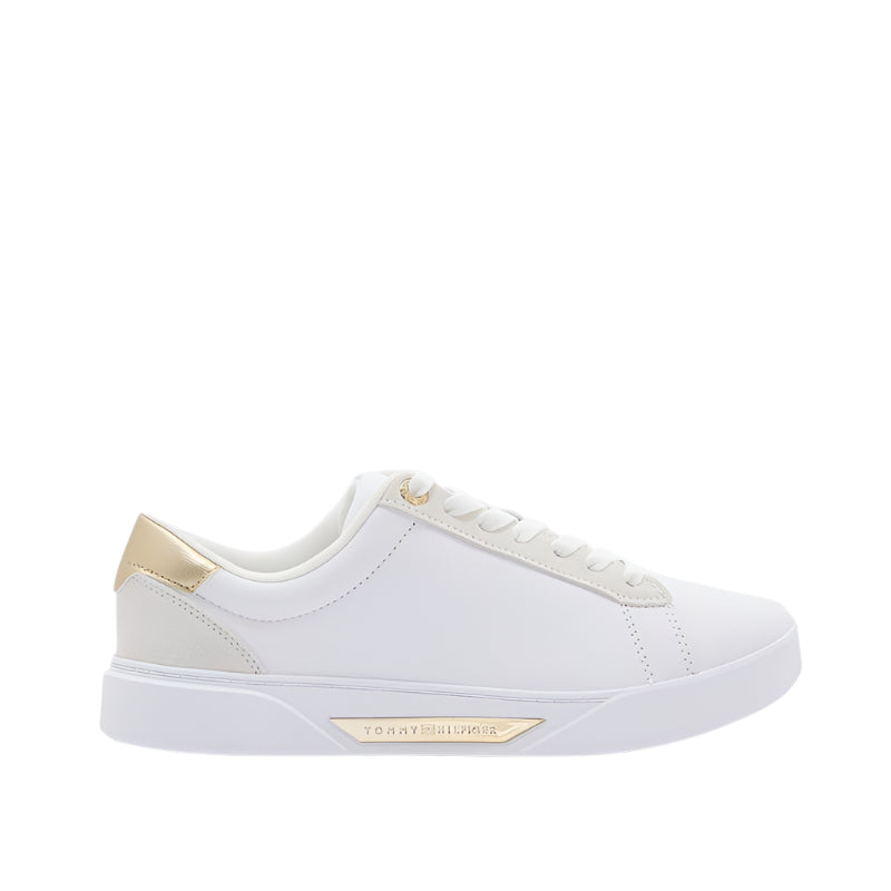 Logo Detail Lace Up Low Top Sneakers