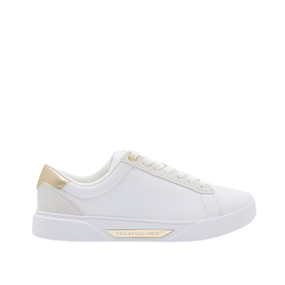 Logo Detail Lace Up Low Top Sneakers