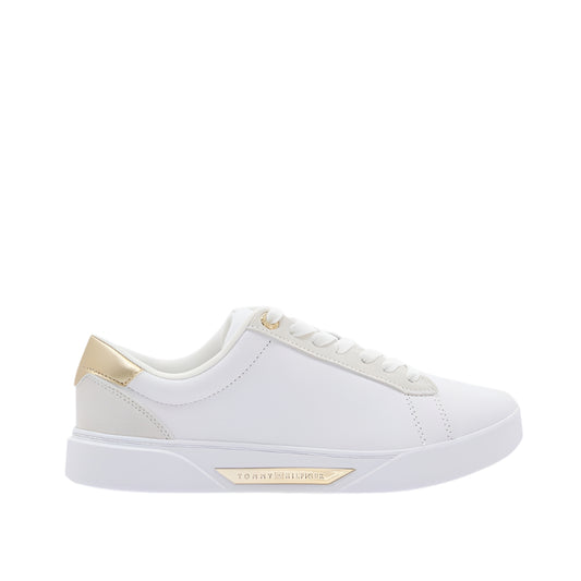 Logo Detail Lace Up Low Top Sneakers