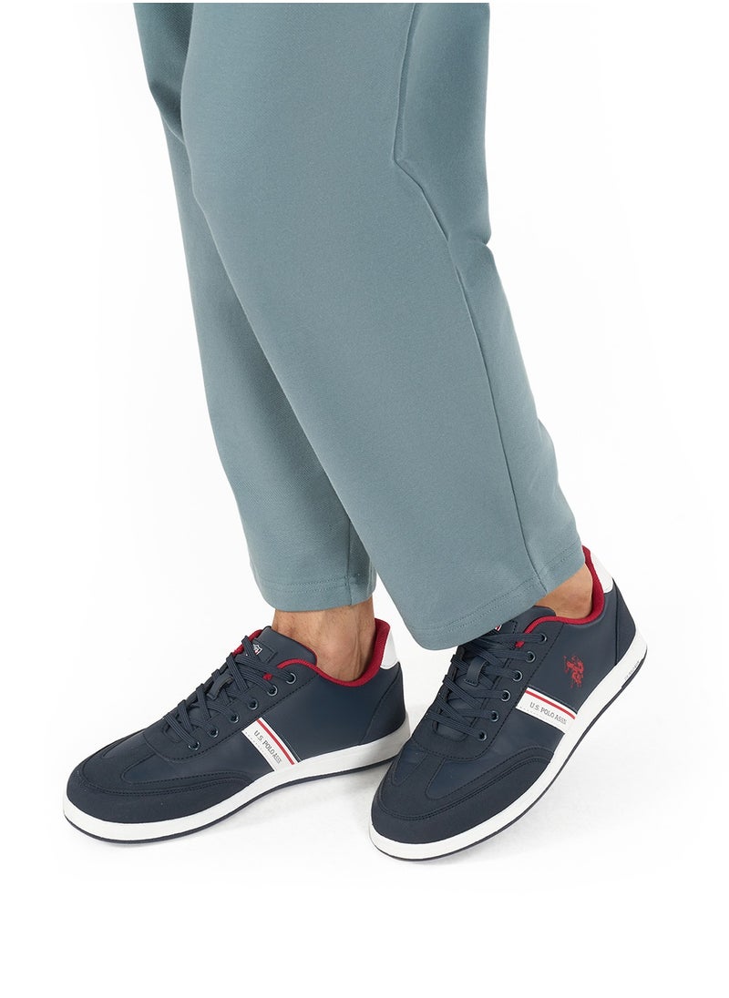 Men's Navy Low-Top Sneakers,Lightweight Casual Shoes for Classic Look