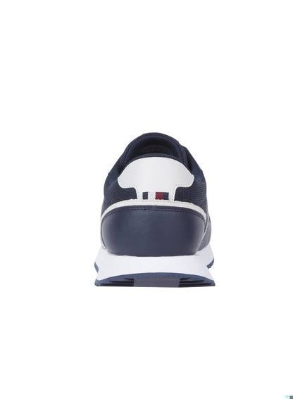 Leather Serrated Runner Sneakers