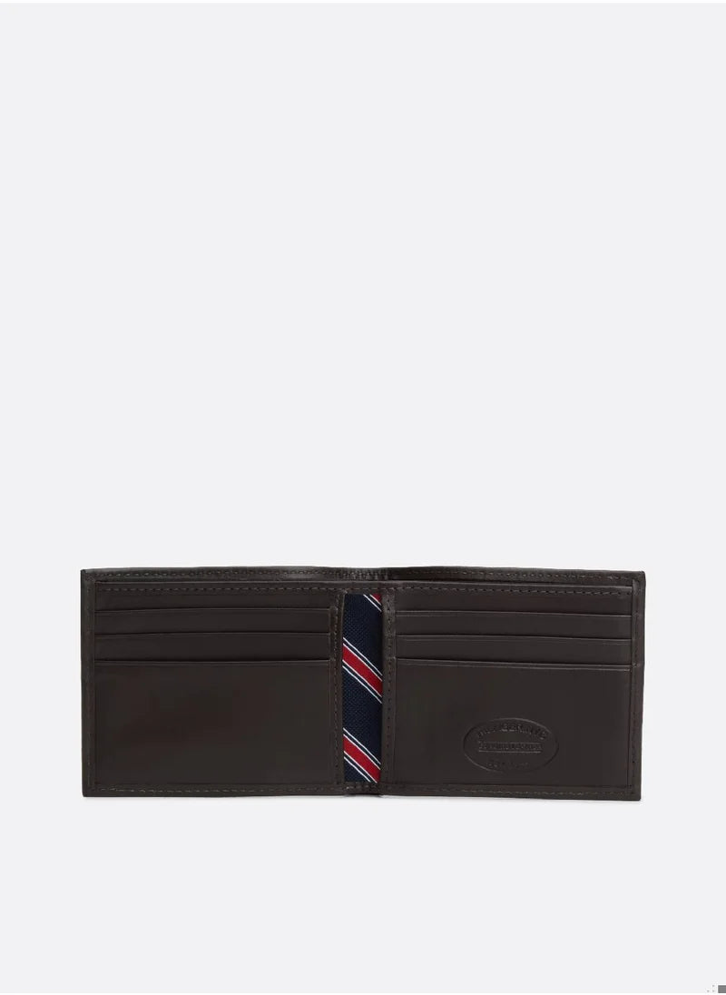 Men's Small Bifold Wallet - Leather, Brown