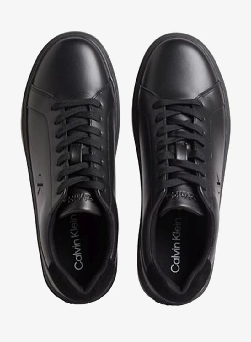 Classic Leather Lace-Up Sneakers