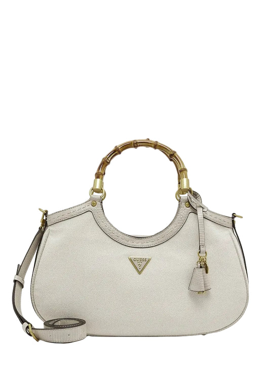 Zabry Large Bamboo Satchel Bag