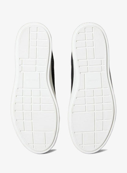 Leather Emblem Logo Pattern Trainers