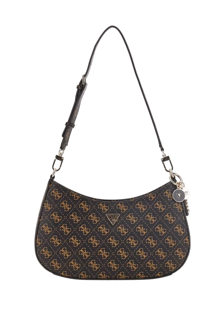 Noelle Logo Zip Through Shoulder Bag