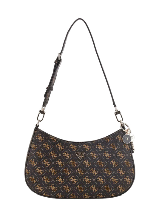 Noelle Logo Zip Through Shoulder Bag