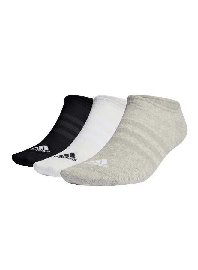 Thin & Light Sportswear No Show Socks 3 Pair Pack