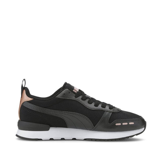 R78 Metallic Womens Black Trainers