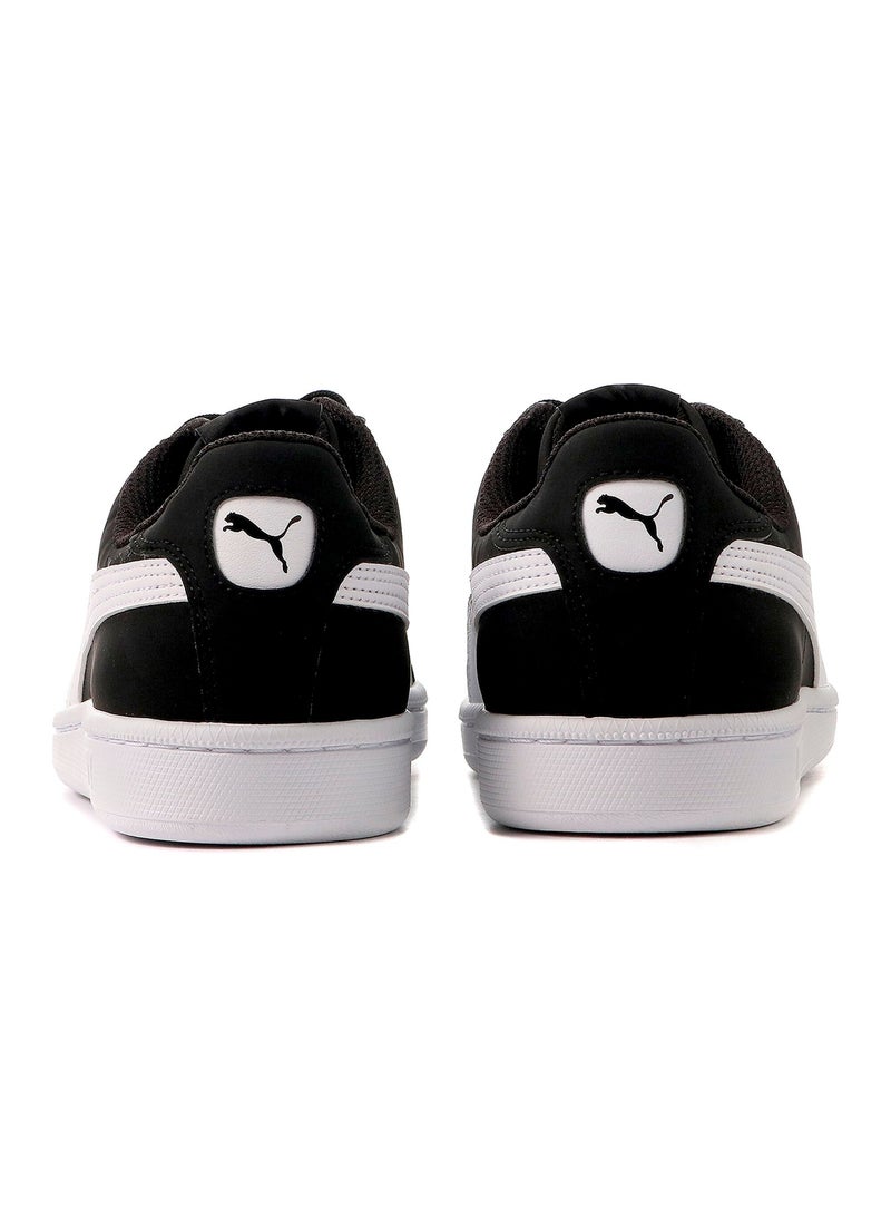 Smash Buck Unisex Black Casual Lace Up Sneakers