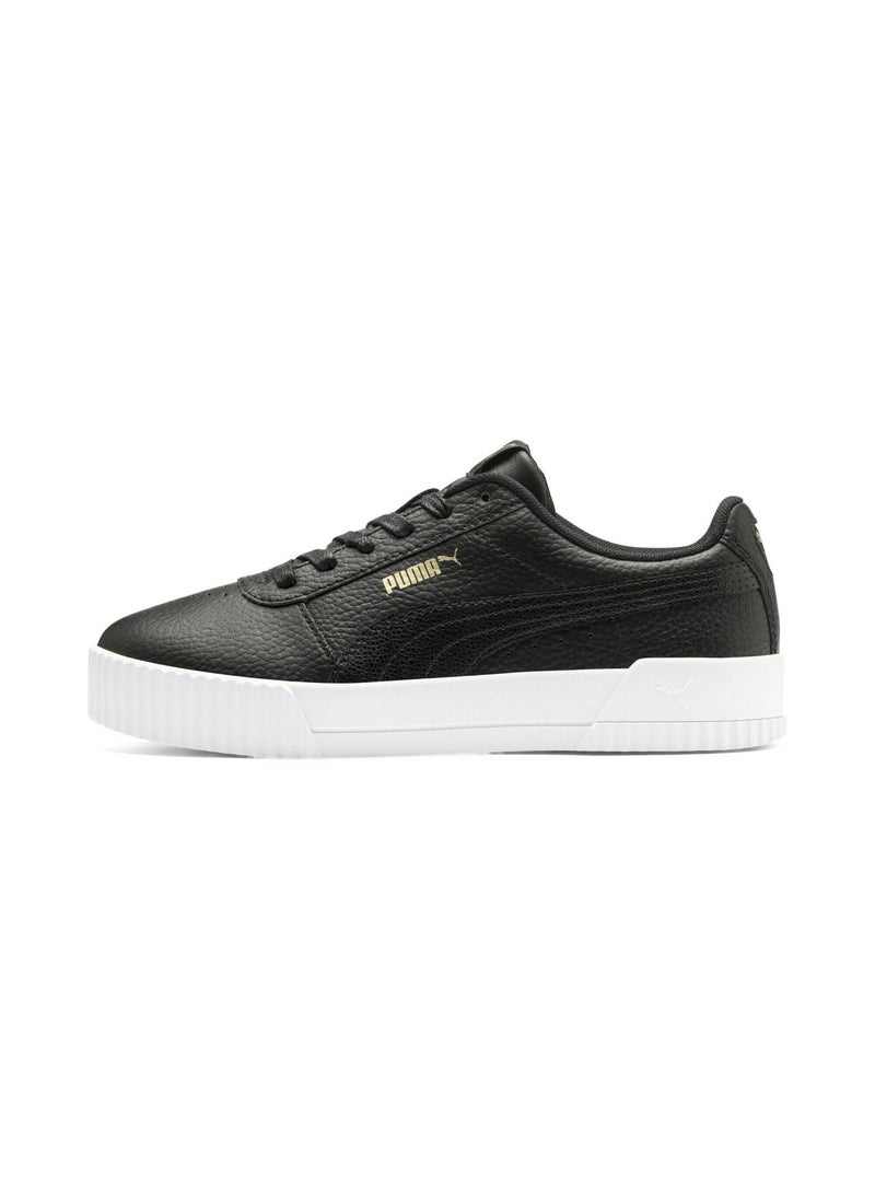 Carina Lux Womens Black Casual Sneakers