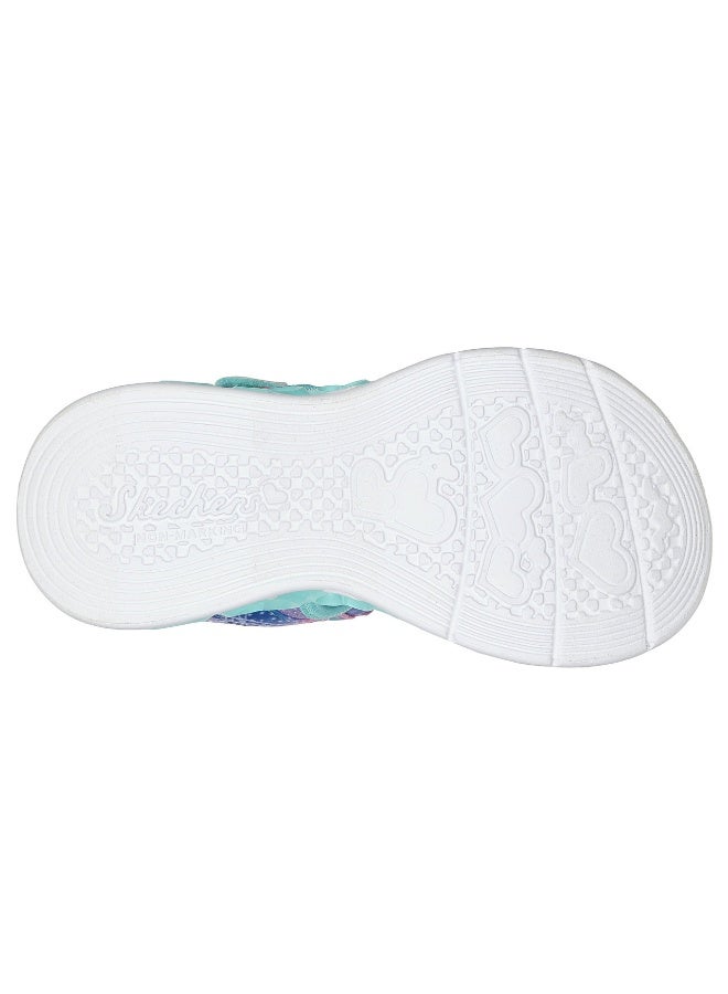 Skechers Flutter Hearts Sandal Kids' Silver Sandals