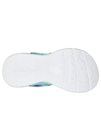 Skechers Flutter Hearts Sandal Kids' Silver Sandals