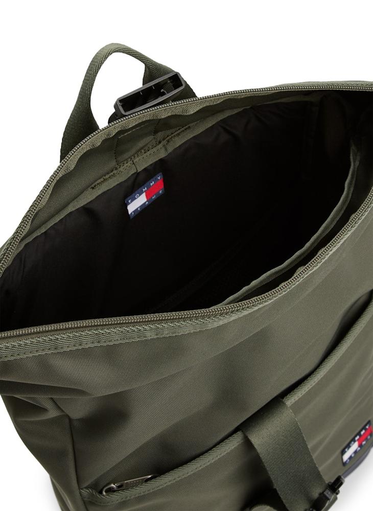 Logo Roll Top Backpack