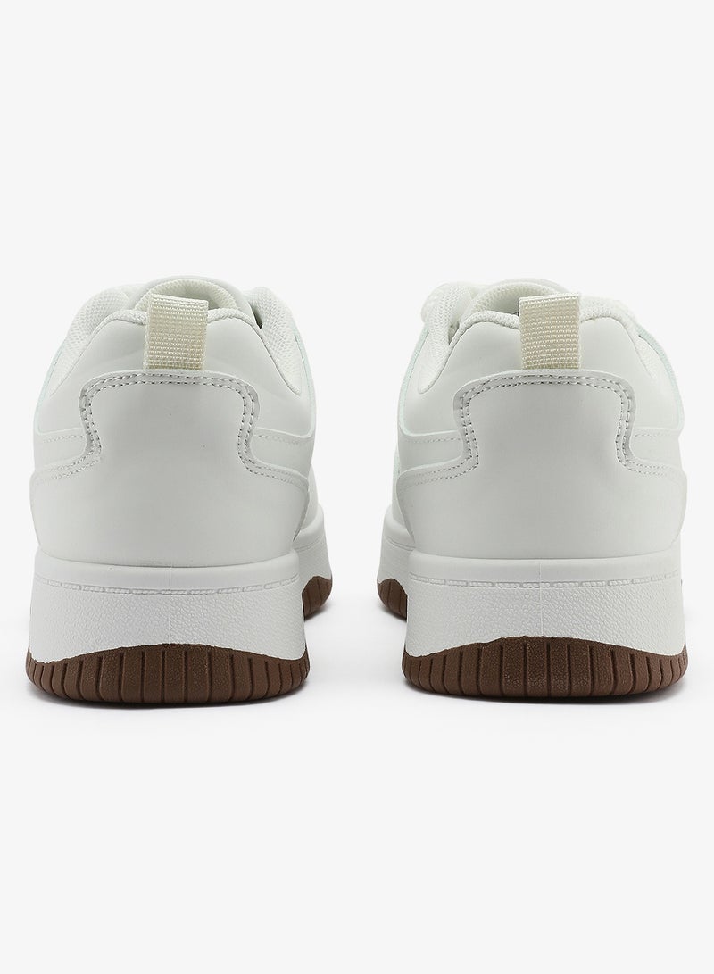 Women's  White Low-Top Sneakers - Style that Moves, Comfort Shoes that Lasts