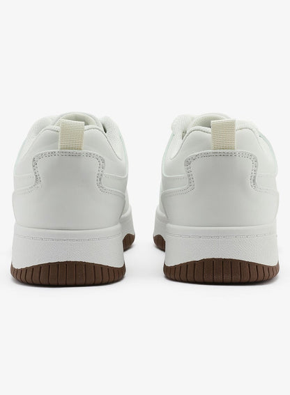 Women's  White Low-Top Sneakers - Style that Moves, Comfort Shoes that Lasts