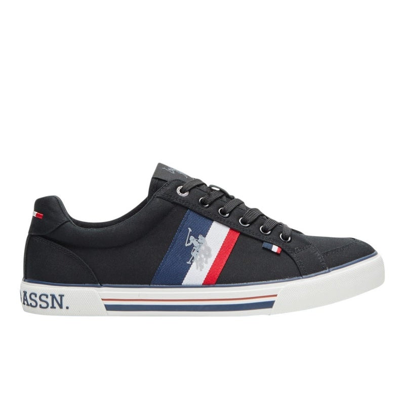 Men's Black Low-Top Sneakers,Lightweight Casual Shoes for Classic Look