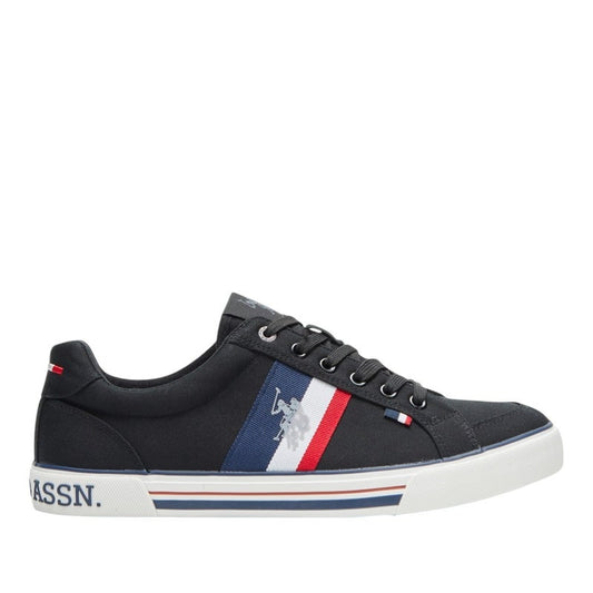 Men's Black Low-Top Sneakers,Lightweight Casual Shoes for Classic Look