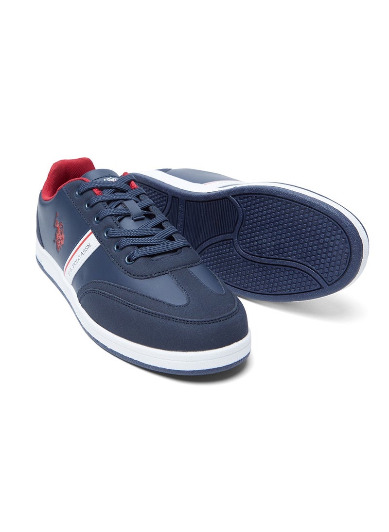 Men's Navy Low-Top Sneakers,Lightweight Casual Shoes for Classic Look