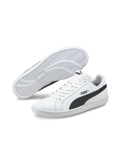 Smash Unisex White Leather Trainers