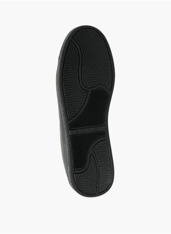 Men's Logo Detail Lace-Up Sneakers