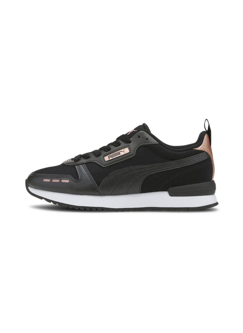 R78 Metallic Womens Black Trainers