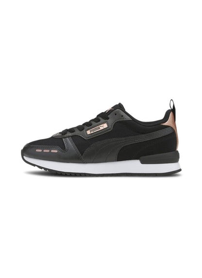 R78 Metallic Womens Black Trainers