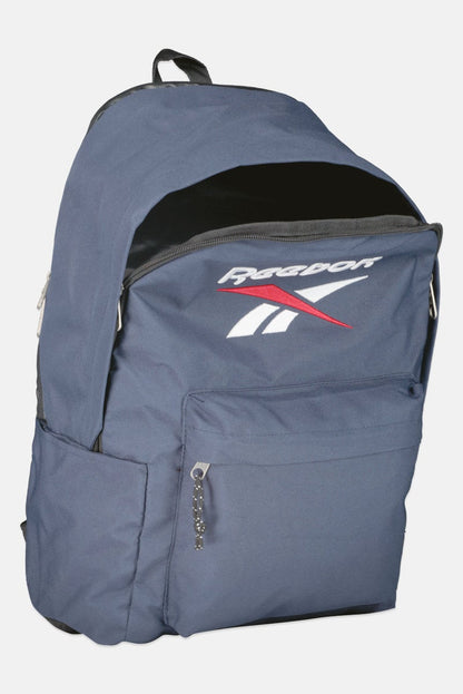 Men Brand Logo Backpack, Navy