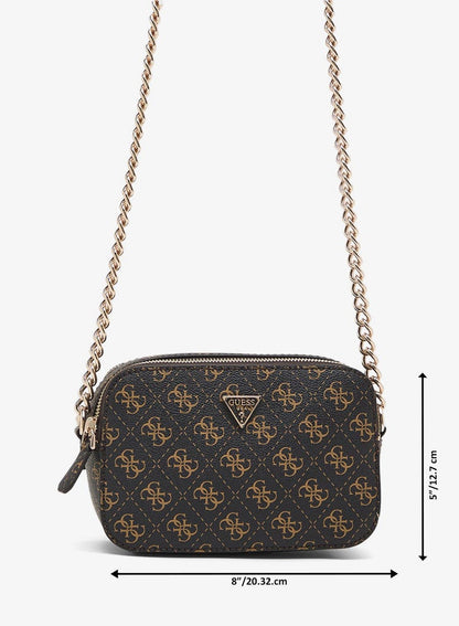 Noelle Logo Detail Zip Through Crossbody