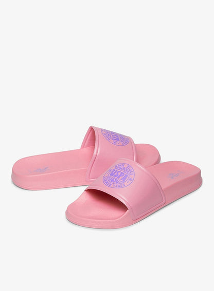 Women's Pink Slides - Stylish Perfect for Casual Outfit