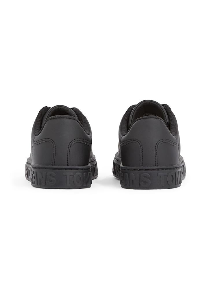 Logo Detail Lace Up Low Top Sneakers