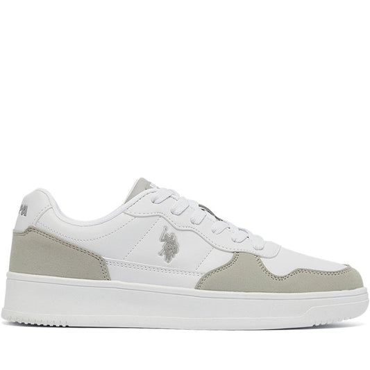 Women's White Low-Top Sneakers - High-Quality Sole for Everyday Look