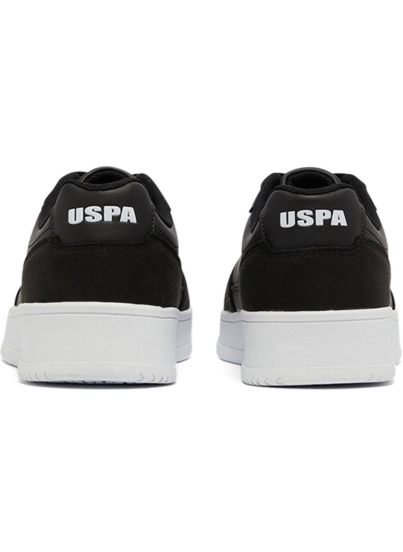 Women's Black Low-Top Sneakers - High-Quality Sole for Everyday Look