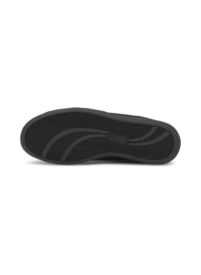 Smash Leather Unisex Black Casual Sneakers