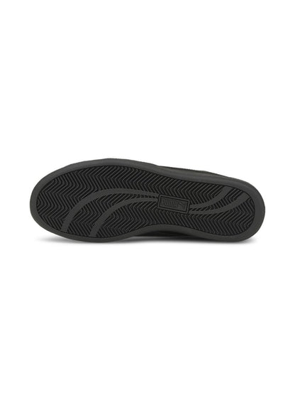 Smash Leather Unisex Black Casual Sneakers