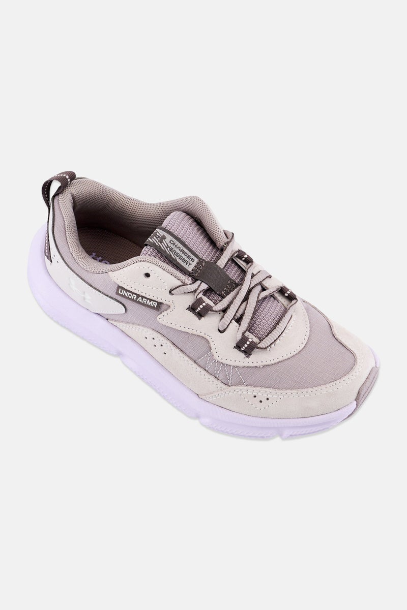Women Ua W Charged Verssert 2 Lace Up Running Shoes, Grey