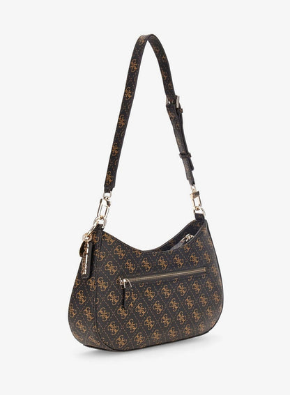 Noelle Logo Zip Through Shoulder Bag