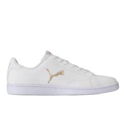 Smash Cat Leather Unisex White Sneakers