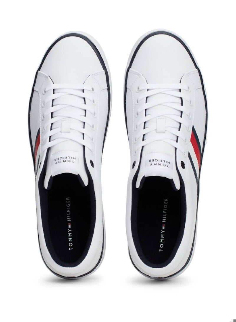 Leather Signature Tape Fine Cleat Sneakers