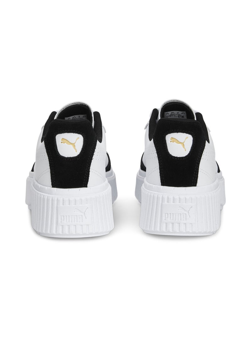 Dinara Womens White Platform Sneakers