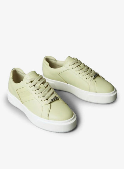 Leather Logo Tape Trainers