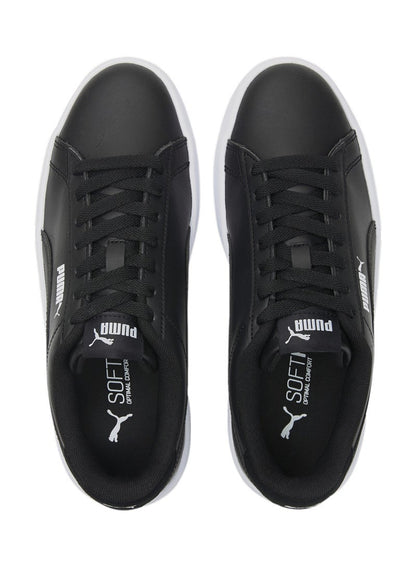 Lily Platform Womens Black Lace Up Sneakers