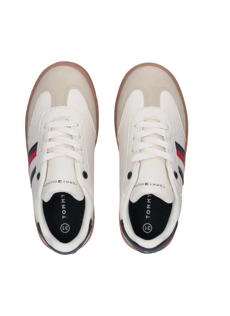 Kids Lace Up Low Top Sneakers