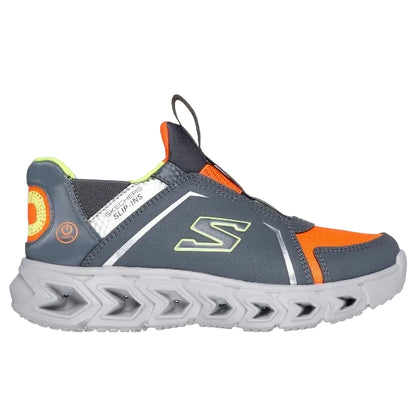 Skechers HYPNO-FLASH 2.0 Kids' Grey Slip-On Shoes
