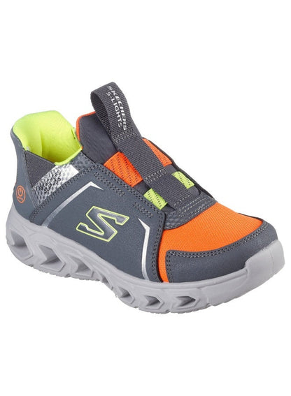 Skechers HYPNO-FLASH 2.0 Kids' Grey Slip-On Shoes