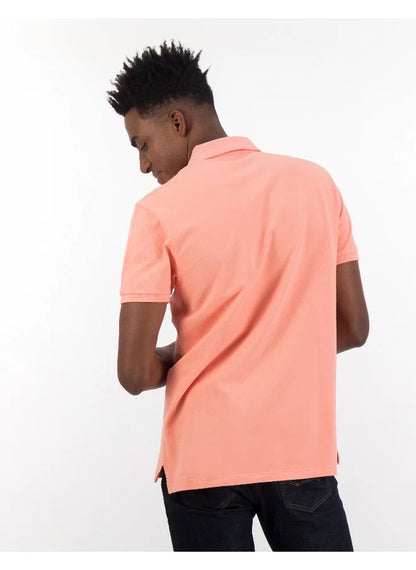 Collar Line Logo Detail Short Sleeve Polo Shirt