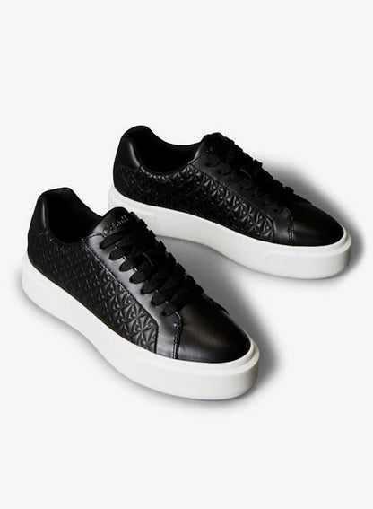 Leather Emblem Logo Trainers