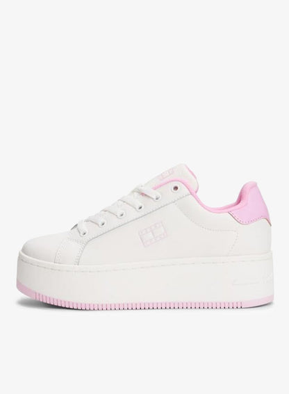 Flatform Patent Lace Ups Sneakers