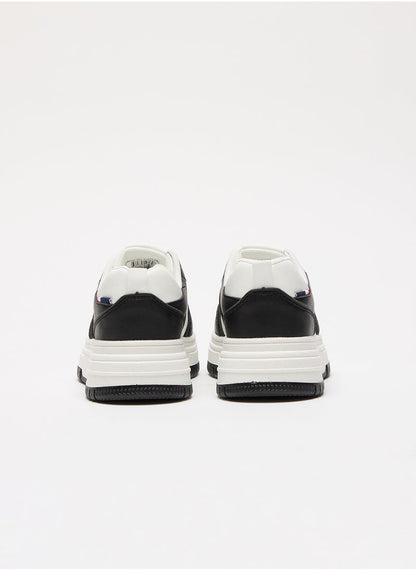 Women's White Low-Top Sneakers - Classic Lace-Up Design, Comfortable Shoes for Everyday Wear