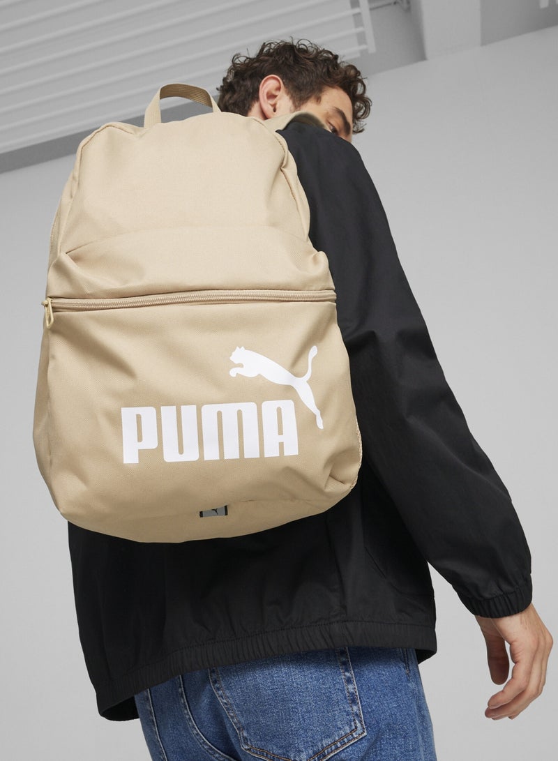 Phase Unisex Beige Backpack